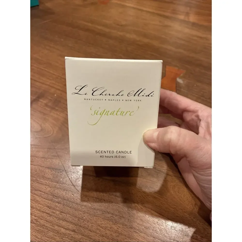 Le‎ Cherche Midi Nantucket Naples NY Signature Candle 6 Oz NEW